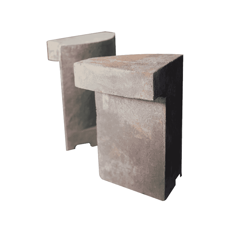 Pystyakselin iskumurskaimen korkea kromi reunasuojalevy